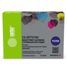 -/ Картридж струйный Cactus CS-EPT3793 T3793 пурпурный для Epson Expression Photo XP-8500/XP-8505/XP-86