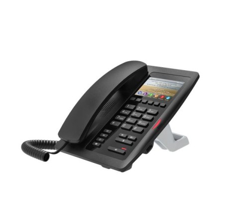 SIP телефон Fanvil H5W, 2 SIP-акк., 3.5", 480x320 Цвет. экран, POE, БП в комп., 2x100 Mbps, Wi-Fi, Чёрный, 6 прог. клав. SIP телефон Fanvil H5W, 2 SIP-акк., 3.5", 480x320 Цвет. экран, POE, БП в комп., 2x100 Mbps, Wi-Fi, Чёрный, 6 прог. клав.