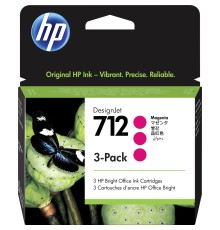 Набор картриджей/ HP 712 3-Pack 29-ml Magenta DesignJet Ink Cartridge
