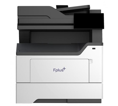 Многофункциональное лазерное печатающее устройство МФУ Fplus MB471adfe (лаз.моно,факс,А4,47стр./мин,дуплекс24стр/мин,1200x1200dpi,перв.стр.6.0с.,DADF однопрох.100л.,CIS,600x600ppi,скан.моно 98 стор/мин,цв.79,8 стор/мин,7"цв.сенс.жк.,вх.650л,вых.250л.