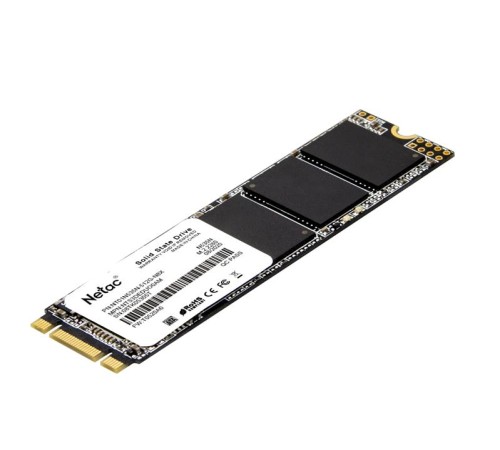 SSD накопитель Netac SSD N535N 512GB M.2 2280 SATAIII 3D NAND, R/W up to 540/490MB/s, TBW 280TB, 3y wty