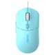 Мышь проводная Dareu LM121 Blue (голубой), DPI 800/1600/2400/6400, тихий щелчок, подсветка RGB, размер 116x35x60мм, 1,8м (Вскрытая упаковка)