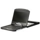 КВМ консоль ATEN 1U Ultra Short Depth 18.5” Short Depth USB HDMI Single Rail LCD Console (1920 x 1080)