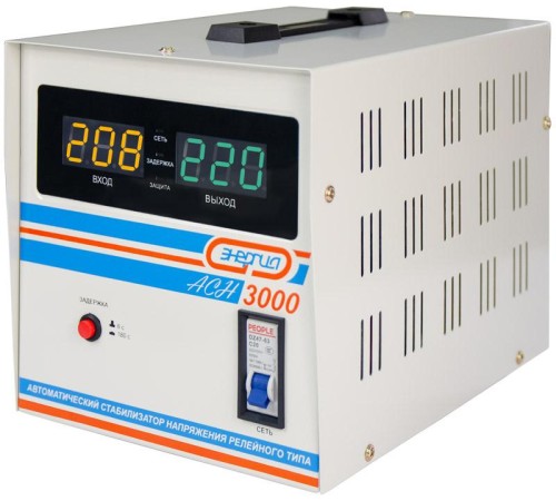 Стабилизатор АСН- 3000 ЭНЕРГИЯ с цифр. дисплеем/ Stabilizer ASN-3000 ENERGY with numbers. display Стабилизатор АСН- 3000 ЭНЕРГИЯ с цифр. дисплеем/ Stabilizer ASN-3000 ENERGY with numbers. display