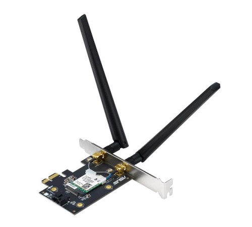 адаптер ASUS PCE-BE6500 // WI-FI 7 802.11be, 2882 + 688Mbps, PCI-E Adapter, 2 antenna