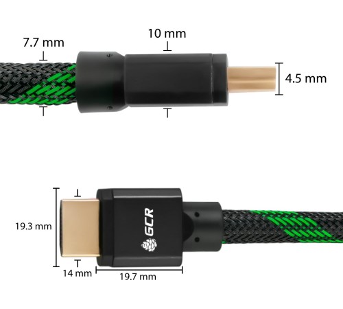 Greenconnect Кабель HDMI 2.1, 8K 60Hz, 4K 144Hz, 2.0m, динамический HDR 4:4:4, Ultra HD, 48.0 Гбит/с, тройное экранирование, ферритовые фильтры, GCR-51834 Greenconnect Кабель HDMI 2.1, 8K 60Hz, 4K 144Hz, 2.0m, динамический HDR 4:4:4, Ultra HD, 48.0 Гбит/с, тройное экранирование, ферритовые фильтры, GCR-51834