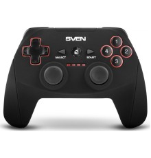 Беспроводной геймпад SVEN GC-2040 (11 кл. 2 мини-джойстика, D-pad, Soft Touch, PC/PS3/Xinput)