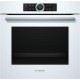 Встраиваемая электрическая духовка BOSCH 59.5x59.5x54.8 см, 71л, дисплей, 13 режимов, EcoClean, 3 стекла, белый