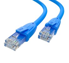 Greenconnect Патч-корд прямой 0.5m UTP кат.6, синий, 24 AWG, литой, ethernet high speed, RJ45, T568B