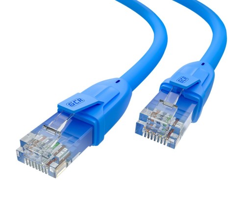 Greenconnect Патч-корд прямой 0.5m UTP кат.6, синий, 24 AWG, литой, ethernet high speed, RJ45, T568B Greenconnect Патч-корд прямой 0.5m UTP кат.6, синий, 24 AWG, литой, ethernet high speed, RJ45, T568B