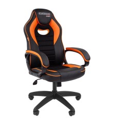 Офисное кресло Chairman   game 16 Россия экопремиум черный/оранжевый