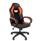 Офисное кресло Chairman   game 16 Россия экопремиум черный/оранжевый