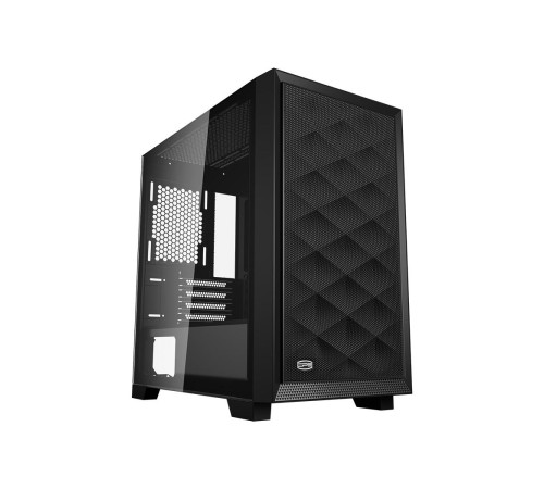 Корпус без блока питания/ Case PCCooler C3D310 BK, Mini-Tower, TG, Mesh, no fans, 2xUSB-A 3.0, mATX, mITX Black Корпус без блока питания/ Case PCCooler C3D310 BK, Mini-Tower, TG, Mesh, no fans, 2xUSB-A 3.0, mATX, mITX Black