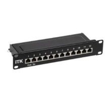 1U патч-панель кат.5E STP 12 портов 10" Dual IDC