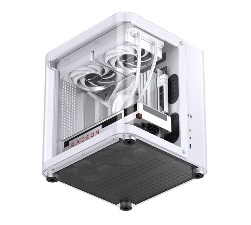Корпус без блока питания/ Case JONSBO TK-1, Mini-Tower, TG, no fan, 1xUSB-A 3.2 + 1xUSB-C 3.2, mATX, mITX White Корпус без блока питания/ Case JONSBO TK-1, Mini-Tower, TG, no fan, 1xUSB-A 3.2 + 1xUSB-C 3.2, mATX, mITX White