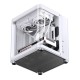 Корпус без блока питания/ Case JONSBO TK-1, Mini-Tower, TG, no fan, 1xUSB-A 3.2 + 1xUSB-C 3.2, mATX, mITX White