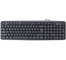 Defender Проводная клавиатура Element HB-520 USB RU,черный,полноразмерная USB