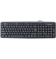 Defender Проводная клавиатура Element HB-520 USB RU,черный,полноразмерная USB
