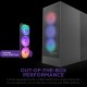 Корпус без блока питания/ Case NZXT H7 Flow RGB, Midi-Tower, TG, 3x120mm RGB, 2xUSB-A 3.2 + 1xUSB-C 3.2, E-ATX, ATX, mATX, mITX Black