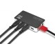 Greenconnect Переключатель 4->1 HDMI 4K/30HZ, PIP(картинка в картинке) , пульт ДУ, БП серия Greenline GL-v401P