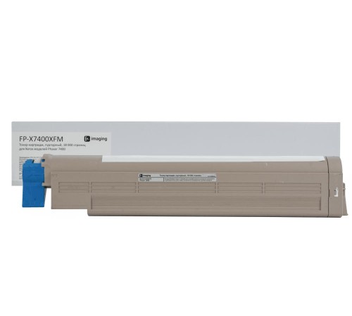 Тонер-картридж F+ imaging, пурпурный, 18 000 страниц, для Xerox моделей Phaser 7400 (аналог 106R01078), FP-X7400XFM (Вскрытая упаковка)