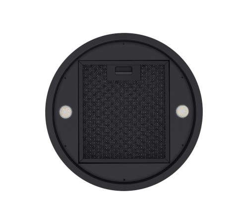 ВЫТЯЖКА MAUNFELD LEE ISLA 39 BLACK/ островная вытяжка с потолочным креплением, 1050 м3, кухни до 40м2, 52дБ, LED, электронное управление, в опции угольный фильтр CF172C, черный цвет