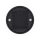 ВЫТЯЖКА MAUNFELD LEE ISLA 39 BLACK/ островная вытяжка с потолочным креплением, 1050 м3, кухни до 40м2, 52дБ, LED, электронное управление, в опции угольный фильтр CF172C, черный цвет