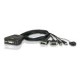 KVM переключатель 2 PORT USB DVI KVM SWITCH.