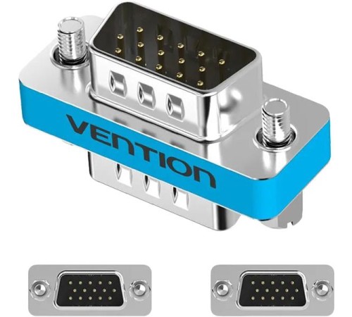 Адаптер переходник Vention VGA 15M/ VGA 15M Адаптер переходник Vention VGA 15M/ VGA 15M