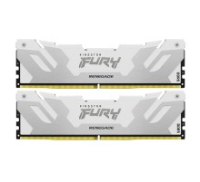 Оперативная память Kingston 32GB 8000MT/s DDR5 CL38 DIMM (Kit of 2) FURY Renegade White XMP