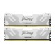 Оперативная память Kingston 32GB 8000MT/s DDR5 CL38 DIMM (Kit of 2) FURY Renegade White XMP