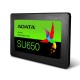 Твердотельный накопитель/ ADATA SSD Ultimate SU650, 120GB, 2.5" 7mm, SATA3, 3D TLC, R/W 520/320MB/s, IOPs 20 000/75 000, TBW 70, DWPD 0.5 (3 года)