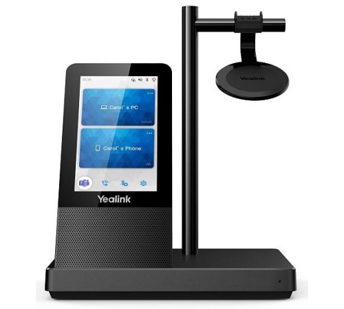 Гарнитура YEALINK WH66 Mono UC Моно, Беспроводная, HD звук, 160м DECT, Шумоподав, Дисплей 4'', USB-хаб, Bluetooth, шт Гарнитура YEALINK WH66 Mono UC Моно, Беспроводная, HD звук, 160м DECT, Шумоподав, Дисплей 4'', USB-хаб, Bluetooth, шт