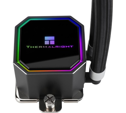 Система жидкостного охлаждения/ Water Cooling System Thermalright Frozen Prism 360 Black ARGB (360mm, Black, ARGB/ Fans: 3x120mm, 70.4CFM, 27dBA, 1850RPM/ Pump height 53mm, 23dBA, 3300RPM, Rad thickness 27mm/ S: 1700, 1200, 20XX, 115X, AM5, AM4) Система жидкостного охлаждения/ Water Cooling System Thermalright Frozen Prism 360 Black ARGB (360mm, Black, ARGB/ Fans: 3x120mm, 70.4CFM, 27dBA, 1850RPM/ Pump height 53mm, 23dBA, 3300RPM, Rad thickness 27mm/ S: 1700, 1200, 20XX, 115X, AM5, AM4)
