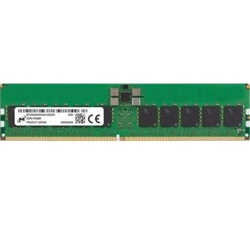 Оперативная память Micron DDR5 RDIMM 32GB 2Rx8 4800 MHz ECC Registered MTC20F2085S1RC48BA1, 1 year, OEM
