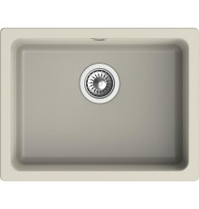 Кухонная мойка RIVELATO RIVELATO Мойка BERKANA 50 1-чаш 560*430, монтаж: универсальный, материал: кварц, цвет: топаз