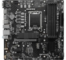 Материнская плата/ MB MSI INTEL B760 s1700, 4xDDR5(256GB), D-SUB/HDMI 2.1/DP, 1xPCIe 4.0x16, 2xPCIe 4.0, 1xLAN, 4xSATA 6Gb/s, 2xM.2, 1xUSB-C, 1xUSB 3.2, 4xUSB 2.0, 2xPS/2, mATX