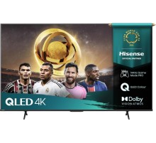 Телевизор ЖК 65'' Hisense/ 65", QLED, Ultra HD, 144 Hz(VRR), Smart TV (ОС VIDAA U9), Wi-Fi, DVB-T2/T/C/S2/S, FreeSync Premium, 2.0Ch 2х10W, CI+(1.4), 4хHDMI, 2хUSB, Alexa Built-in, VIDAA Voice, Black 2025