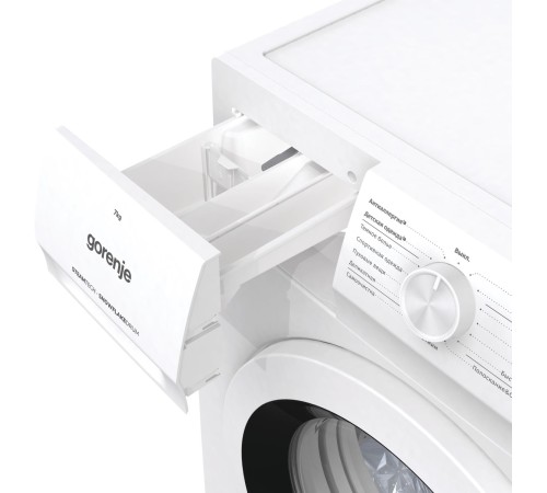 Стиральные машины GORENJE/ Узкая стиральная машина, 85x59.5x46, фронтальная загрузка, 7 кг, 1200 об/мин, цифровой дисплей, 15 программ, A-30%, белая Стиральные машины GORENJE/ Узкая стиральная машина, 85x59.5x46, фронтальная загрузка, 7 кг, 1200 об/мин, цифровой дисплей, 15 программ, A-30%, белая
