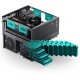 Корпус без блока питания/ Case JONSBO N5, Mini-Tower, 3x120mm, 1xUSB-A 3.0 + 1xUSB-C 3.2, E-ATX, ATX, mATX, mITX Black