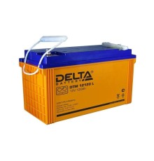 Батарея DELTA серия DTM L, DTM 12120 L, напряжение 12В, емкость 120Ач (разряд 10 часов),  макс. ток разряда (5 сек.) 950А, макс. ток заряда 36А, свинцово-кислотная типа AGM, клеммы под болт М8, ДxШxВ 410х176х224мм., вес 34кг., срок службы 10-12 лет./ Batt