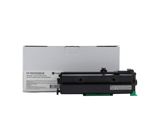 Картридж F+ imaging, черный, 12 000 страниц, для Ricoh моделей Aficio sp4510sf/4510dn (аналог 407318), FP-RSP4500HE (Мятая упаковка)