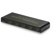 Greenconnect Разветвитель v1.4 HDMI 1на 4 выхода, 4K2K 30Hz /1080p 120Hz + индикация серия Greenline GL-v104C