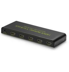 Greenconnect Разветвитель v1.4 HDMI 1на 4 выхода, 4K2K 30Hz /1080p 120Hz + индикация серия Greenline GL-v104C