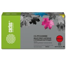 -/ Картридж струйный Cactus CS-PFI320MBK черный матовый (300мл) для Canon imagePROGRAF TM-200/TM-200 MF