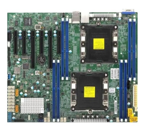 Системная плата/ MB Supermicro X11DPL-i, 2x LGA 3647, C622, 8xDDR4 Up to 2TB 3DS ECC RDIMM/3DS ECC LRDIMM, 2 PCI-E 3.0 x16, 3 PCI-E 3.0 x8, 1 PCI-E 3.0 x4 (in x8 slot), M.2 Interface: 1 SATA/PCI-E 3.0 x4, M.2 Form Factor: 2260, 2280, M.2 Key: M-Key, VGA p