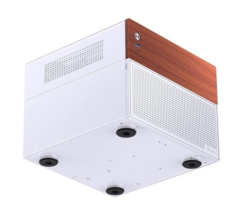 Корпус без блока питания/ Case JONSBO N4, Mini-Tower, 1x120mm, 1xUSB-A 3.0 + 1xUSB-C 3.2, SFX PSU Support, mATX, mITX White