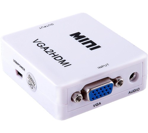 Мультимедиа конвертер VGA to HDMI Greenconnect серия Greenline GL-v122 Мультимедиа конвертер VGA to HDMI Greenconnect серия Greenline GL-v122