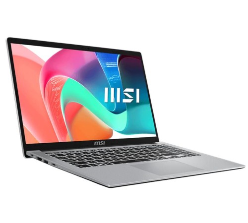 Ноутбук MSI Modern 15 F1MG Core 5 120U 15.6" FHD (1920*1080) IPS,DDR4 16GB (16GB*1),512GB SSD Intel Graphics,backligh,46.8Whr,1.7kg,1y,Win11Pro,Urban Silver