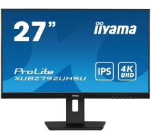 Монитор LCD 27'' 16:9 3840x2160(UHD 4K) IPS, Нет, 60 Hz, 350cd/m2, 1000:1, 80M:1, 4ms, DVI, HDMI, DP, USB-Hub, Height adj, Pivot, Tilt, Swivel, Speakers, Black (Мятая упаковка)